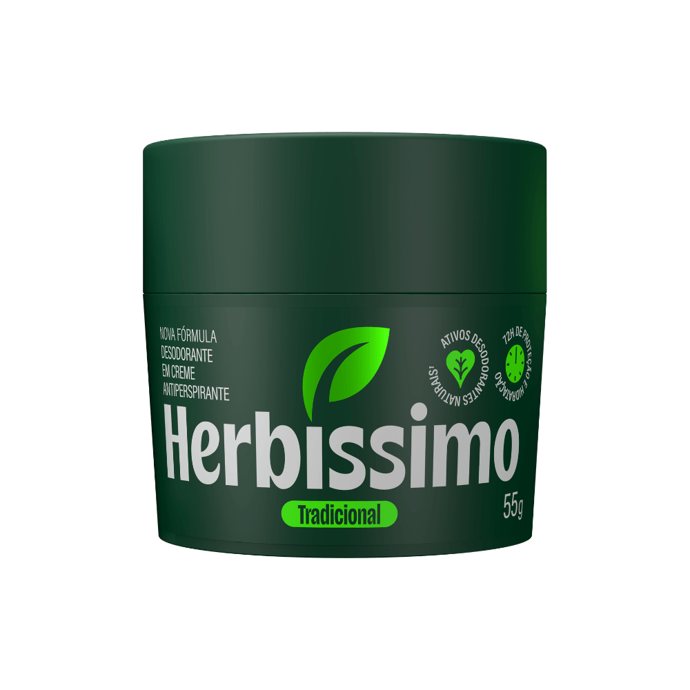 Herbíssimo | Desodorante Creme Antitranspirante Tradicional