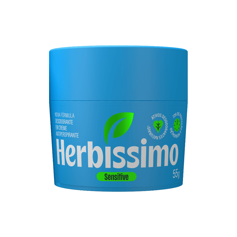 Herbíssimo | Desodorante Creme Antitranspirante Sensitive