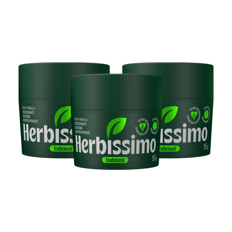 Herbíssimo | Kit Desodorante Creme Antitranspirante Lavanda