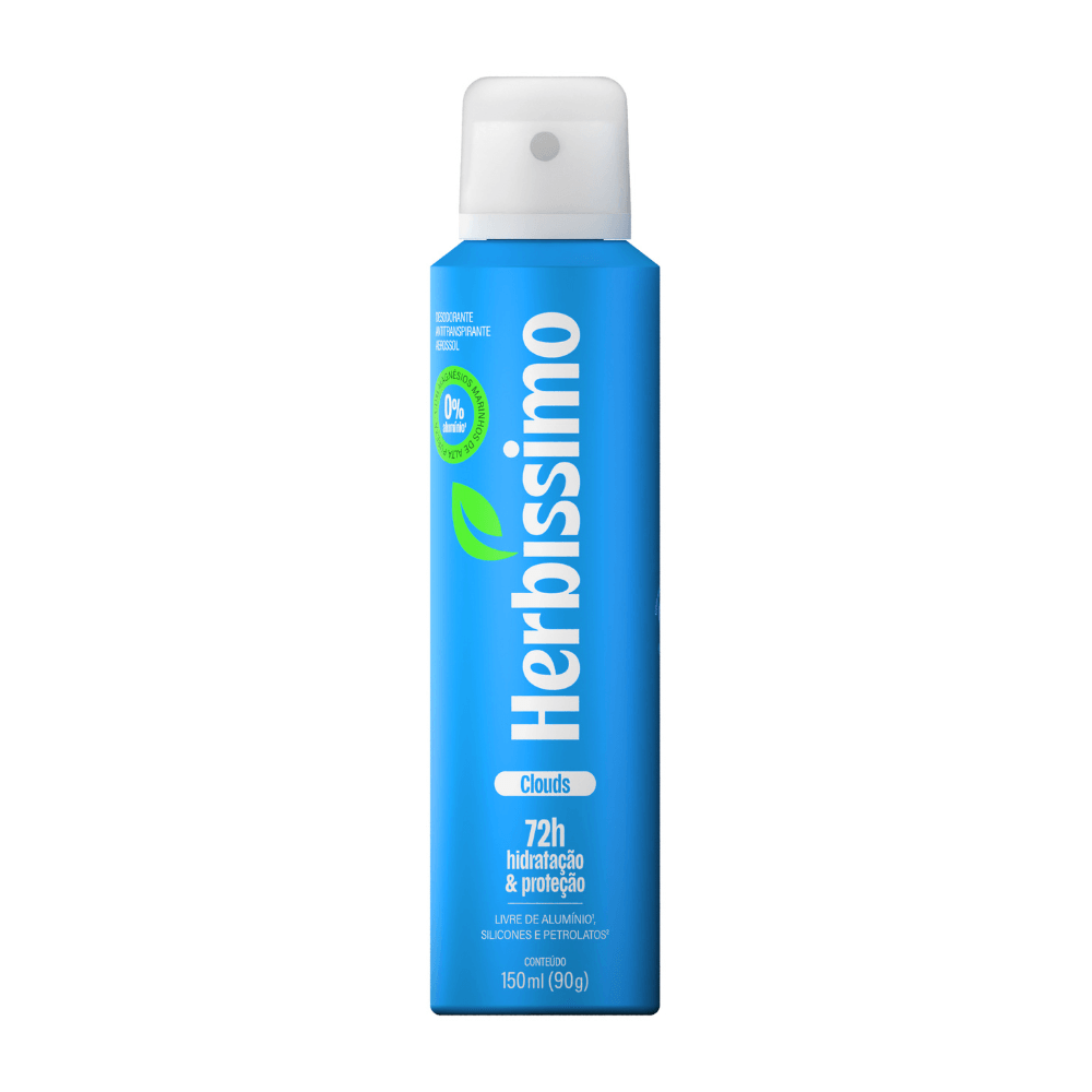 Herbíssimo | Desodorante Antitranspirante Aerossol Zero Alumínio