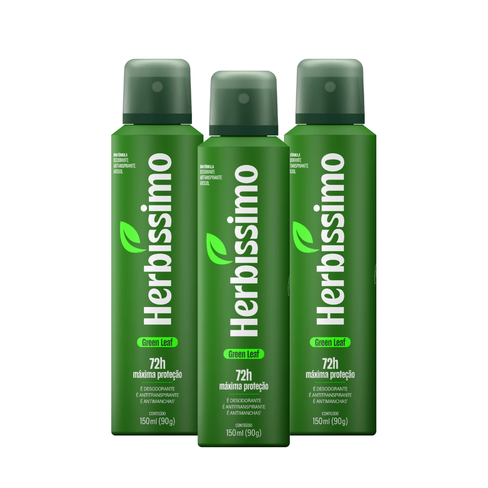 ECOST Rich Herb 4個セット×3 Herbíssimo | Kit Desodorante Aerosol Antitranspirante Herbíssimo