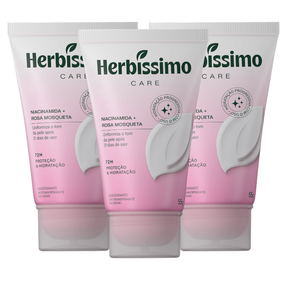 Herbíssimo | Kit Creme Desodorante Antitranspirante Herbíssimo